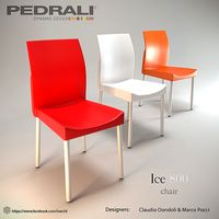 Pedrali Ice 800 chair3d model