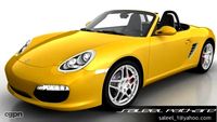 Porsche Boxster S + INTERIOR3d model
