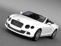 Bentley Continental GTC 20113d model