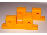 FLSUN Cube double rod holder by RafaelRS