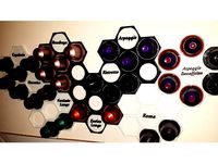 Nespresso Capsule Honeycomb Snowflake Wall Holder with centre holes by Majorstrain
