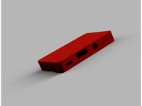 Low Profile / Slim Raspberry Pi 2/3 Case by kapakahi