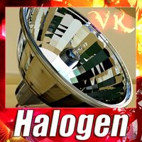 Halogen Lamp3d model