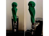 Celtic Skull Twisted Beer Tap Handle by SDzbenski