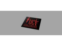 F**k Gun Control Plate by oksorrybye