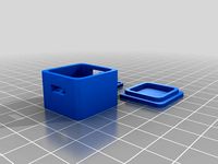Enclosure for micro USB LiIon/LiPoly charger (with blank) by msadler2