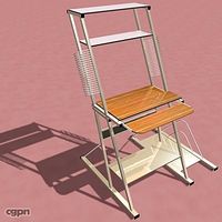computer desk3d model