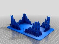 Large Basilica Ruins (Epic 40K - 6mm scale) by fractalnoise