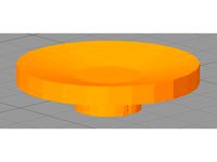 Thumb grip for fidget spinner (Has indent for thumb or finger) by bob1599