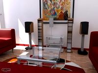 Modern interior3d model