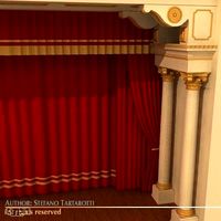 Theatre stage3d model