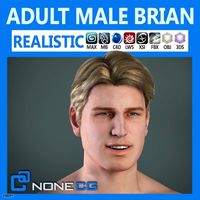 Adult Male Brian3d model