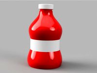 plastic bottle full functional by kkfranco98