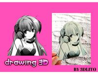 anime girl 3d by tresdlito