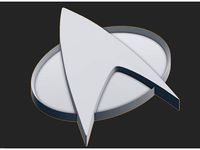 Star Trek TNG Combadge by ryan_trekkie