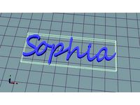 Sophia´s name by BlackConcept