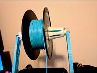 Alunar Prusa i3 (A8) - Frame-Mounted Spool Holder Add-On by doctriam