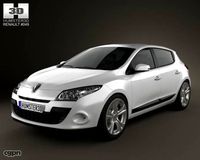 Renault Megane hatchback 20113d model