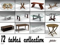 Table collection 13d model