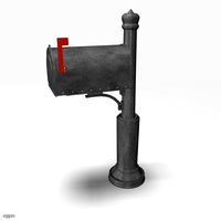 mail box22011(dxf)3d model