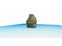 Cylon Centurion Helmet (Classic BSG) (warning:Low poly and too small) by Straekers_Armory