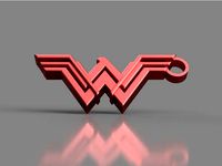 Wonder Woman Keychain by TK3DPrinting