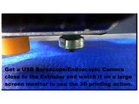 5.5mm Borescope/Endoscopic USB Camera mount for Printrbot Play. by 3Dmechbot