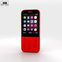 Nokia 225 Red3d model