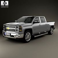 Chevrolet Silverado Crew Cab High Country 20143d model