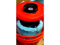 12cm/120mm fan shroud (for DIY swamp cooler) by LorenzoGonzalez