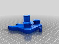 Flashforge extruder plate because who the hell uploads scad files!! by k8ie