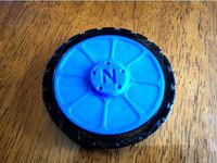 Wheel fidget spinner - complete with tire by PlacidCat