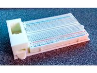 Mountable base for SG90 Servo and Half+ Breadboard by DaveCG