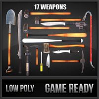 Survival Weapons3d model