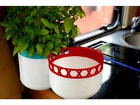 Clip-on pots (with suction cup) by bgbrooking
