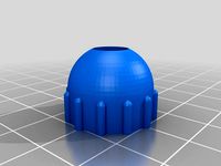 1/4 inch ball nut without center for Maker Select/Wanhao i3 Z Brace by jrk190