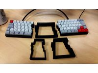 Split Mechanical Keyboard ISO 60% by Coumbaya