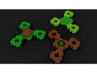 Minecraft style fidget spinner by HW-ARTS