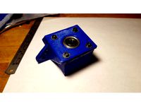 modified two-bearing Z mount for three-leadscrew Z axis system for D-bot by Rexipus