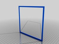 Printbed level check square by RobMitshi