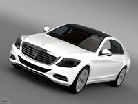 Mercedes Benz S 500 W222 20133d model