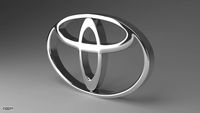 toyota logo3d model