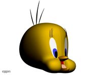 Tweety Head3d model
