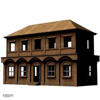 Simple Roman House3d model