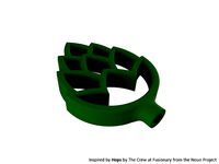 Hops Tap Handle (3/8"-16 Thread) by TheFlyingCaveman