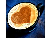 Coffee Stencil - Heart - New Style by amarand