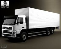 Volvo Truck 6x2 Delivery3d model