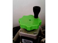 Stepper Knob with Crank for 5mm Shaft by criznach