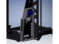 P3Steel Electronics Enclosure (MKS SBase 1.4 + 2 channel relay mounts) by camdenkrupala