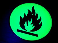 Flammable warning coaster - dual extrusion by ycomet